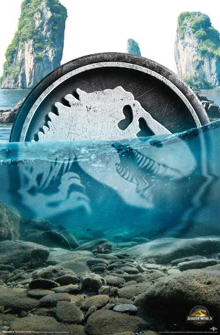 Trending - Jurassic World Rebirth Water Logo Poster - Shop Jurassic World Rebirth!